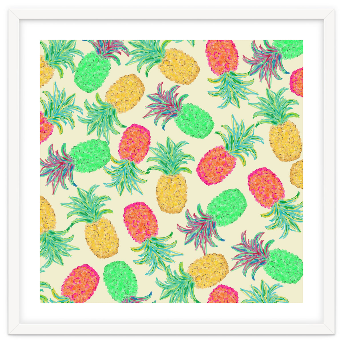 Pineapple Pandemonium Multicolo