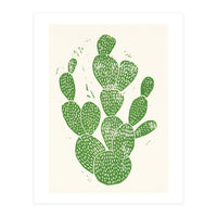 Linocut Cacti #1 (Print Only)