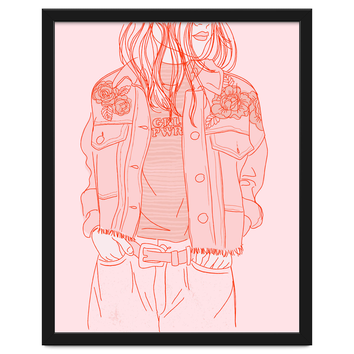 Pink Jeans Jacket