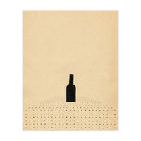 Wine bottle on the table (Print Only)