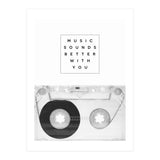 Music Sounds Better With You (Print Only) thumbnail