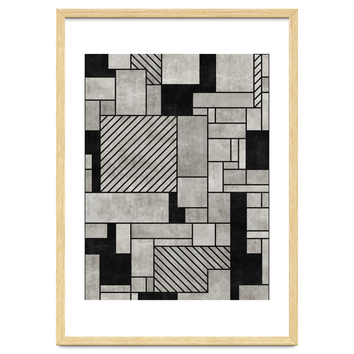 Random Concrete Pattern