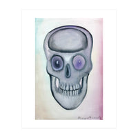 Calavera Con Dientes Perfectos (Print Only)