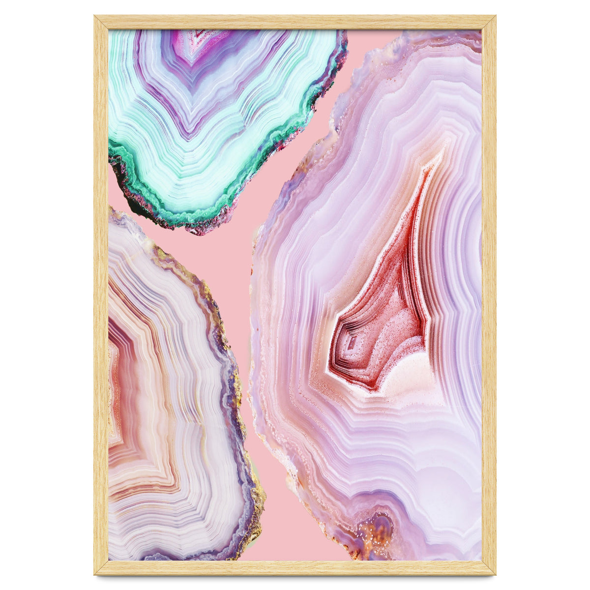 Mineral Agates #Glam collection