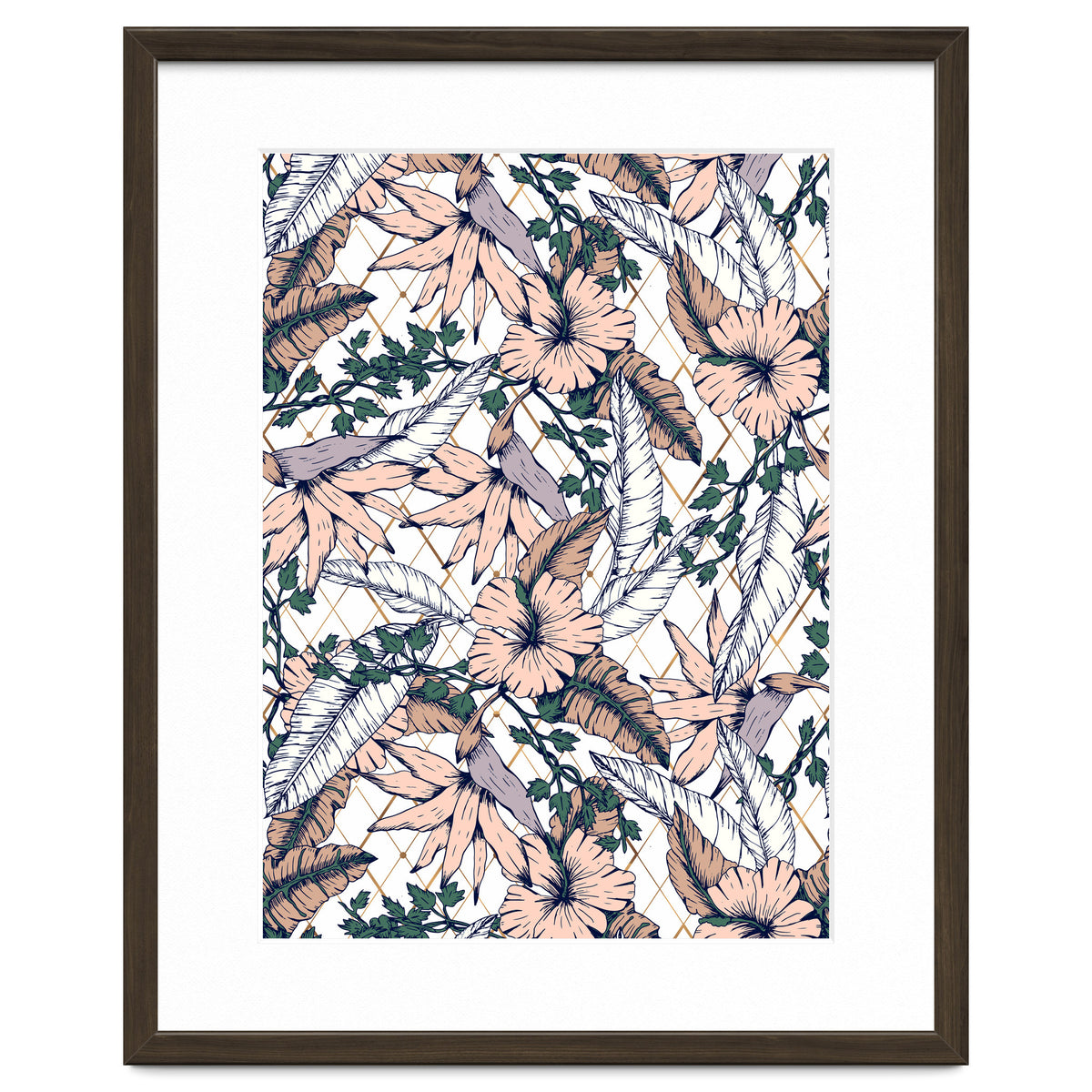 Exotic flowering and pattern geometric