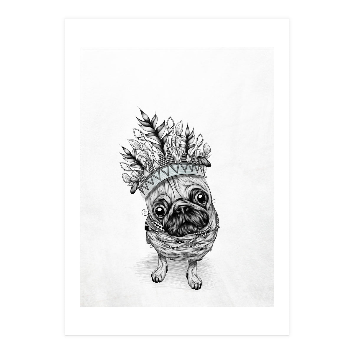 Indian Pug (Print Only)