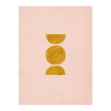 Pink and rust minimalist shapes (Print Only) thumbnail