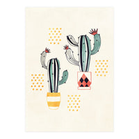 Cactus In A Pot (Print Only)
