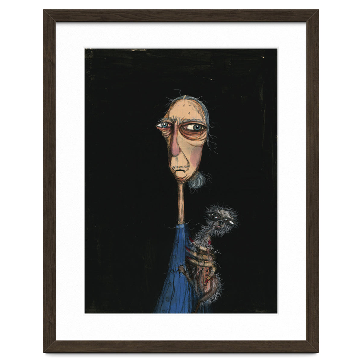 Woman Holding A Chihuahua