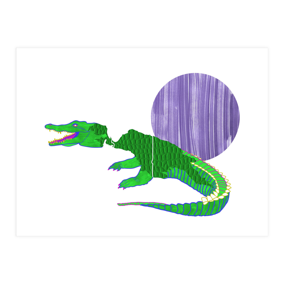 New Guinea Crocodile  (Print Only)