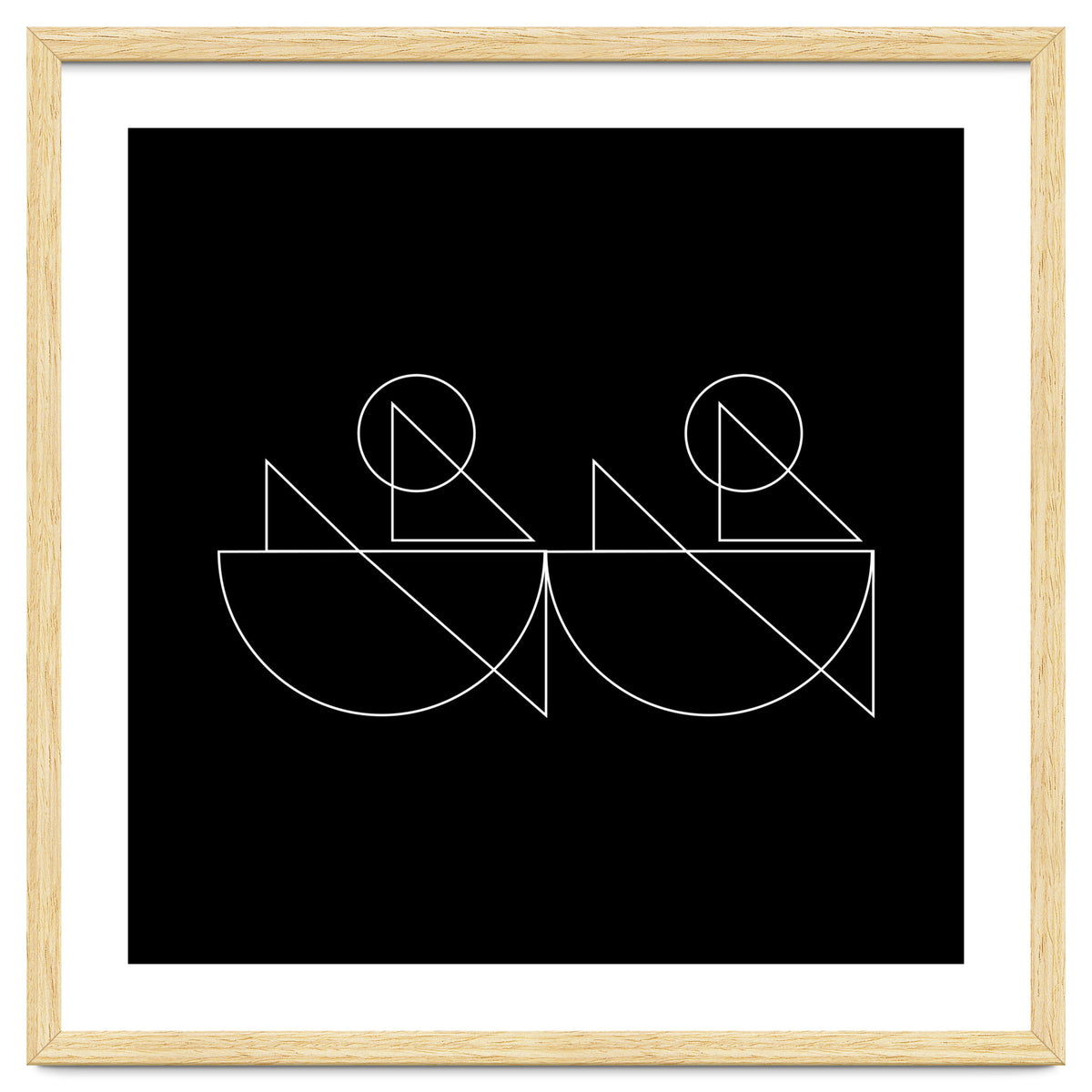 Kayakers | modern geometric