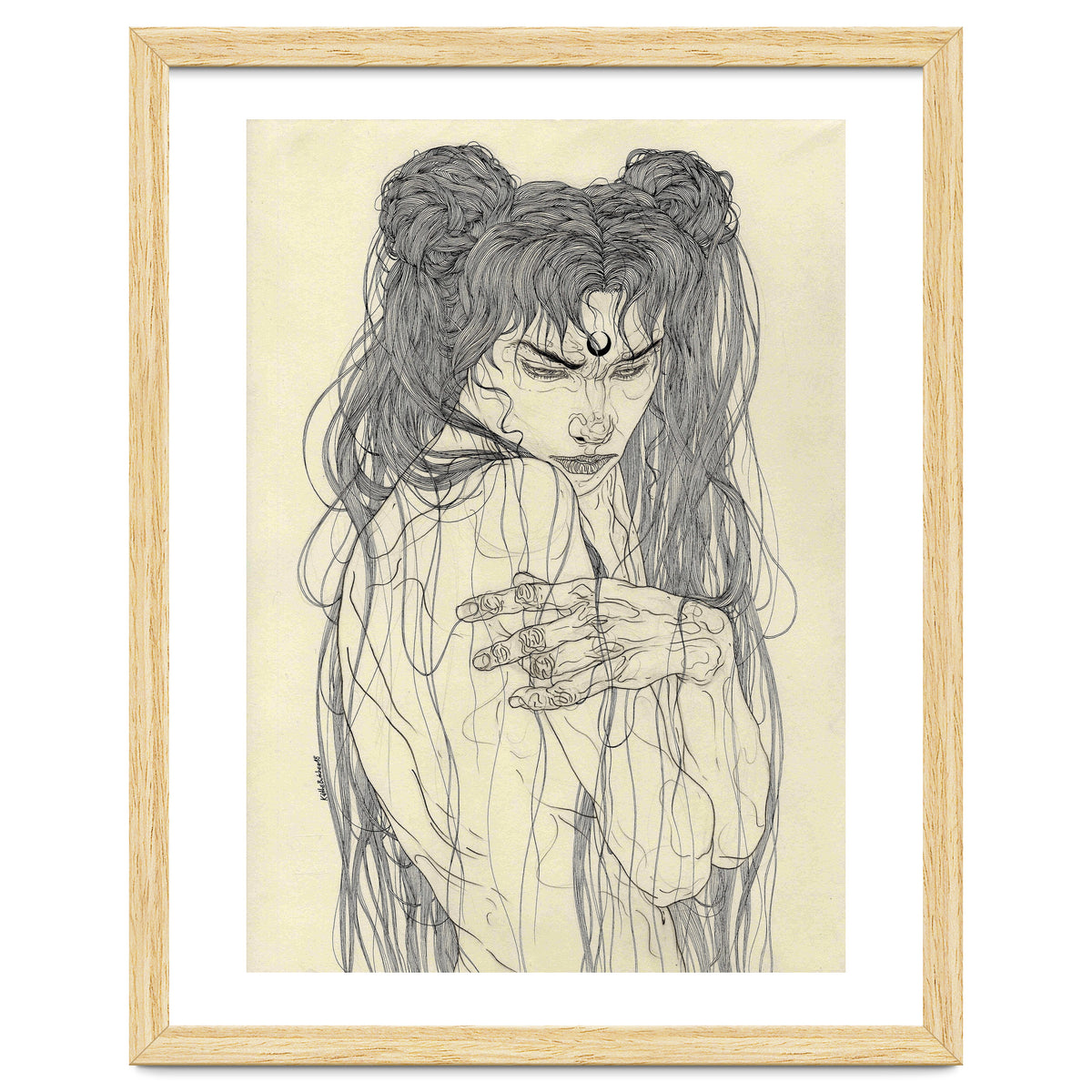 There is a dark moon rising inside of me