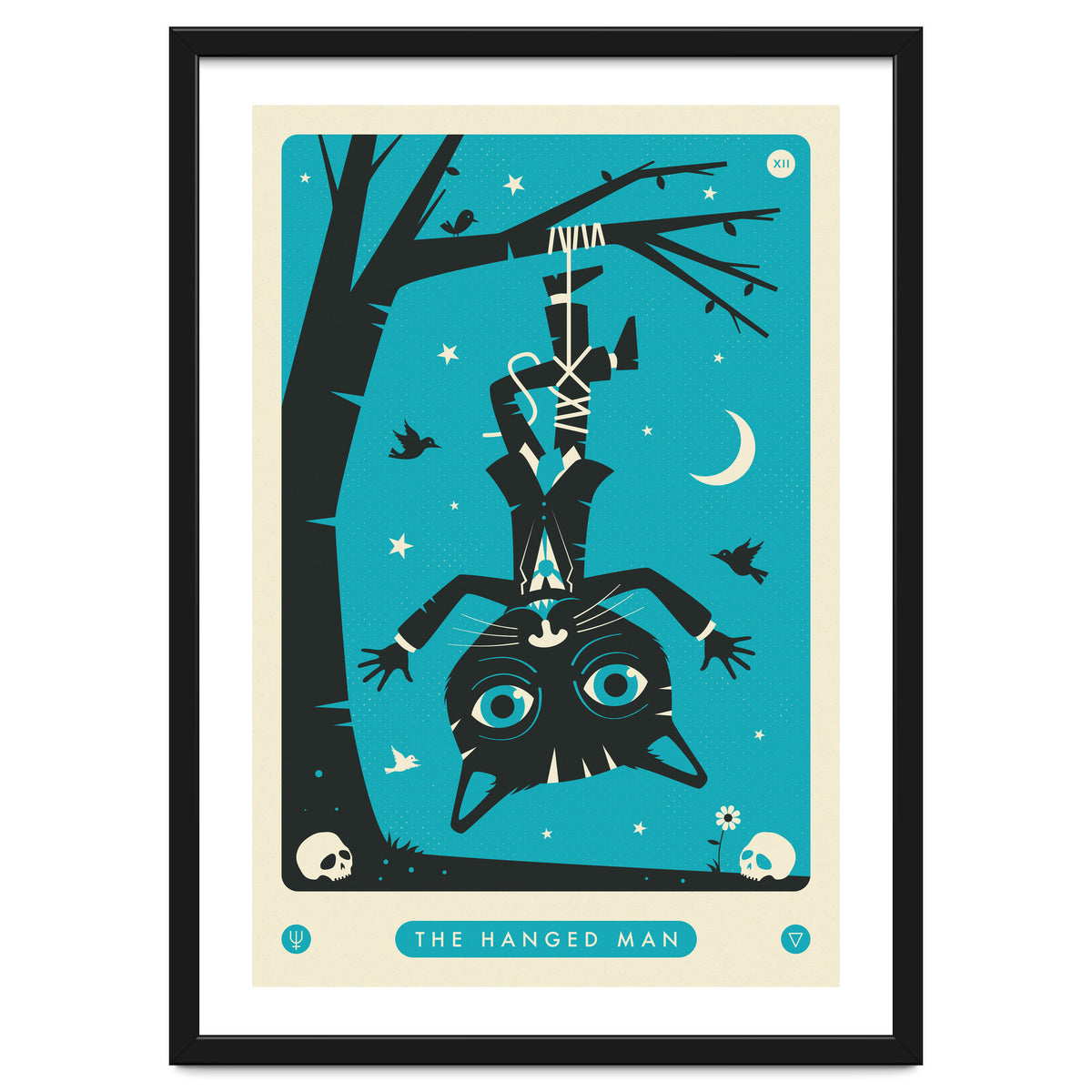 TAROT CARD CAT: THE HANGED MAN