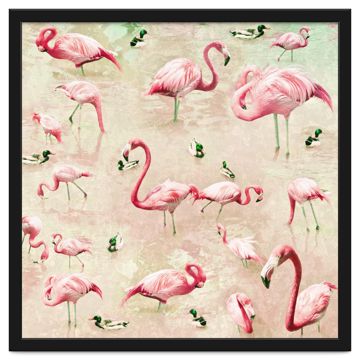 Flamingos Vintage Pink