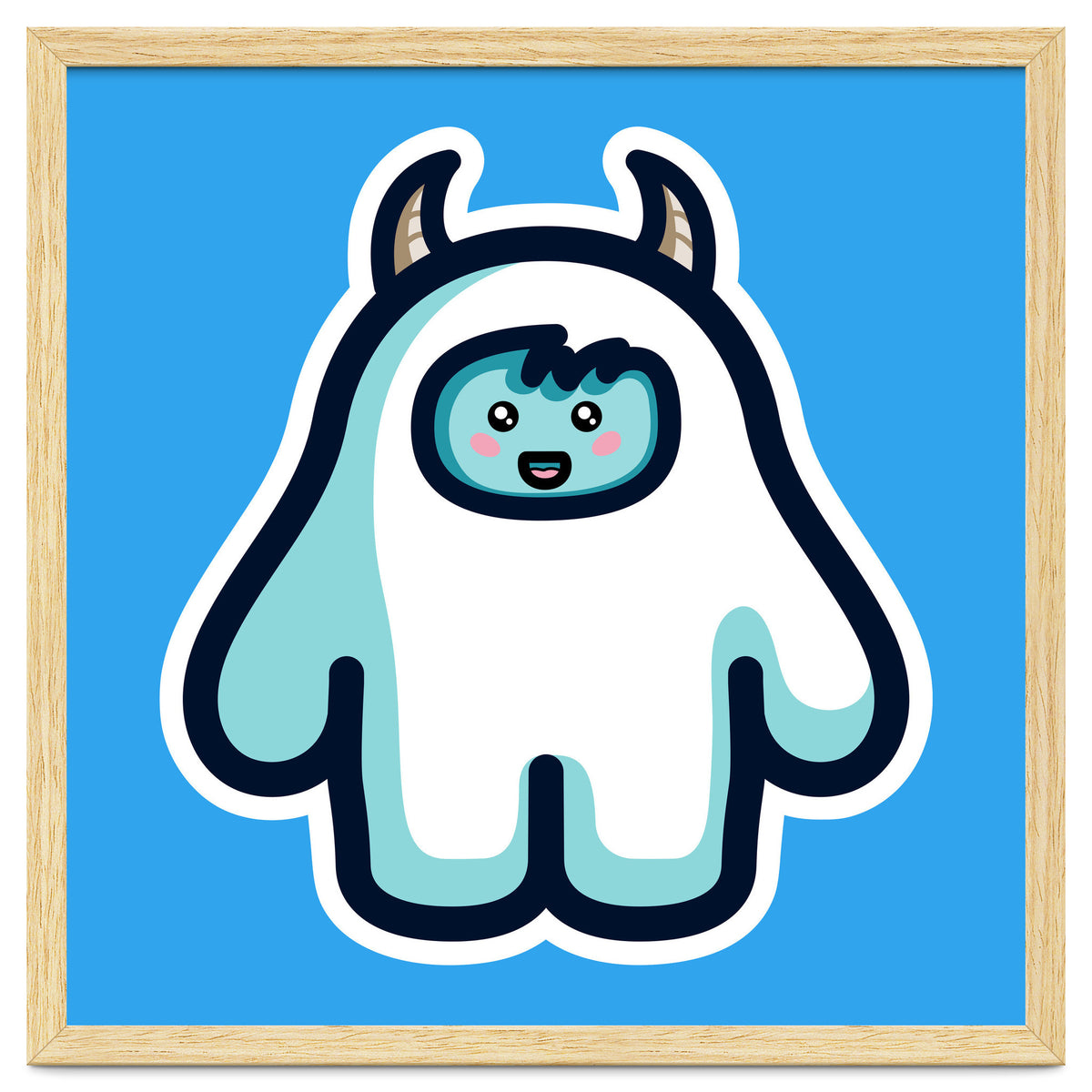 Kawaii Cute Abominable Snowman Yeti