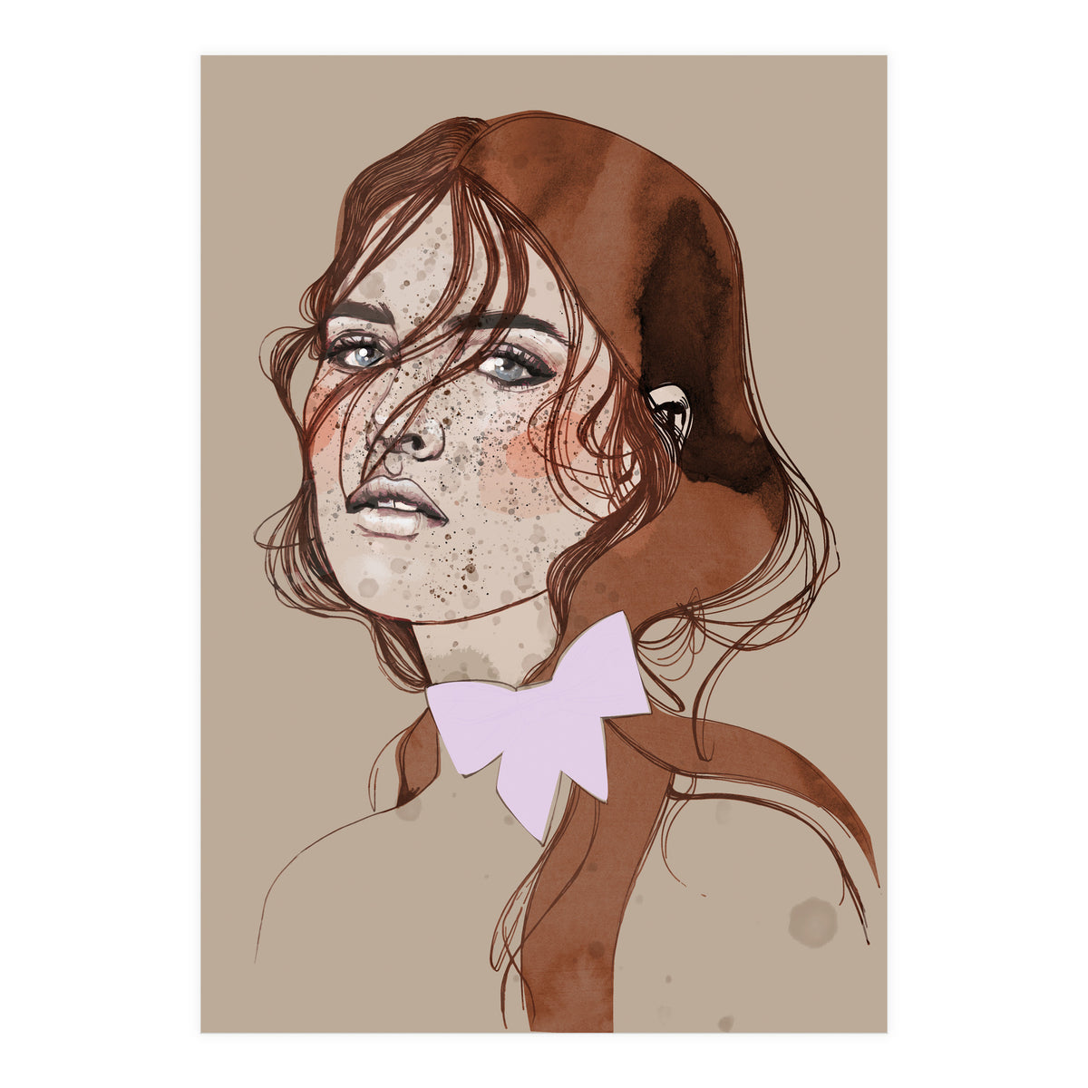 Freckles Red (Print Only)