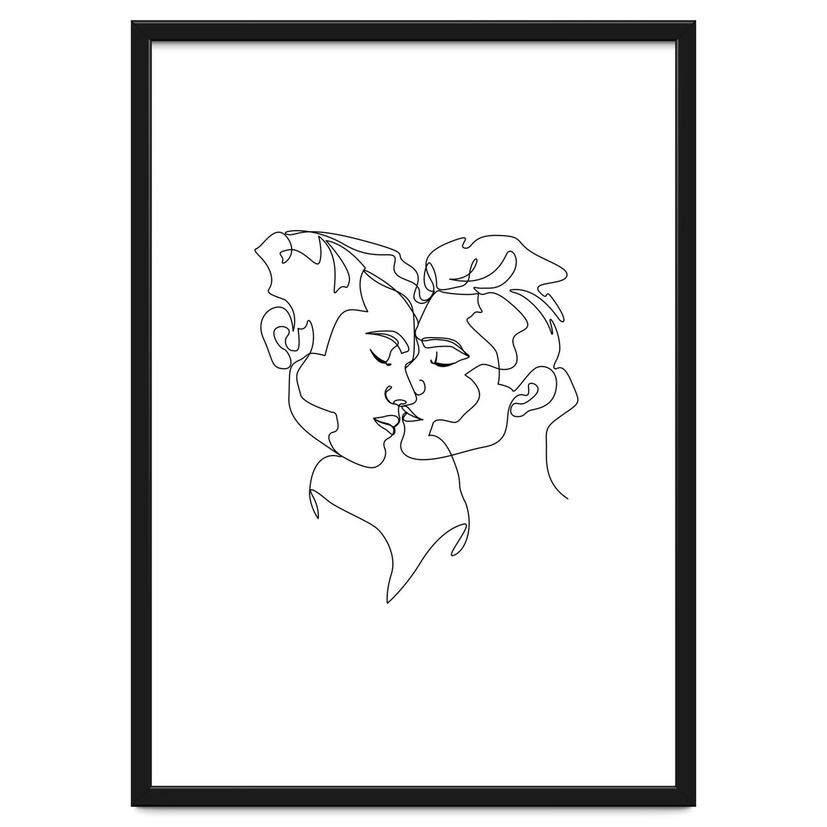 gay love line art