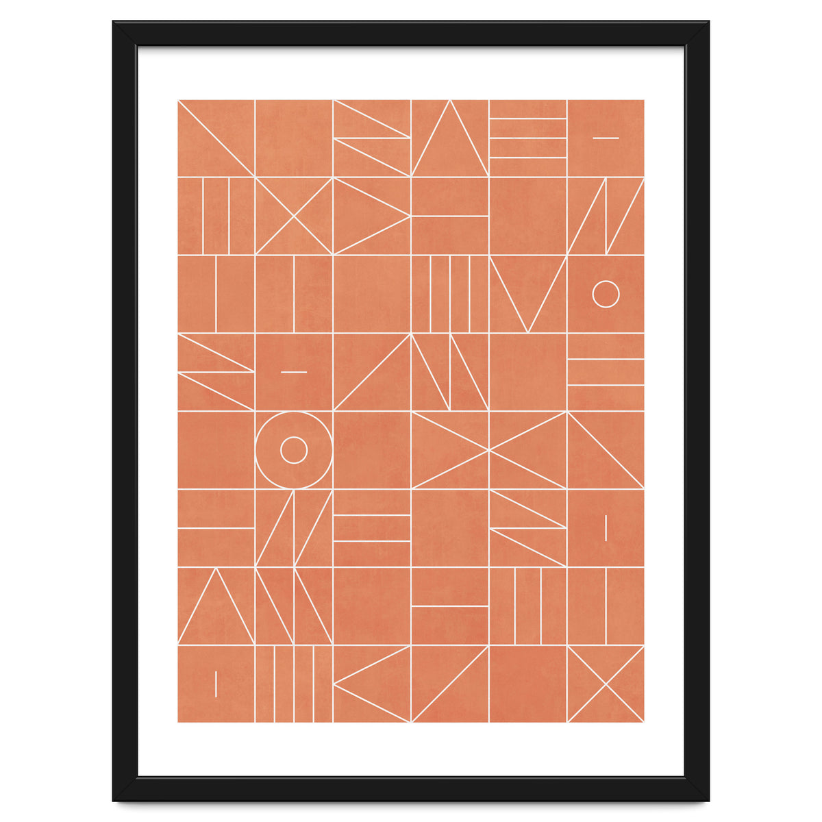 My Favorite Geometric Patterns No.5 - Coral