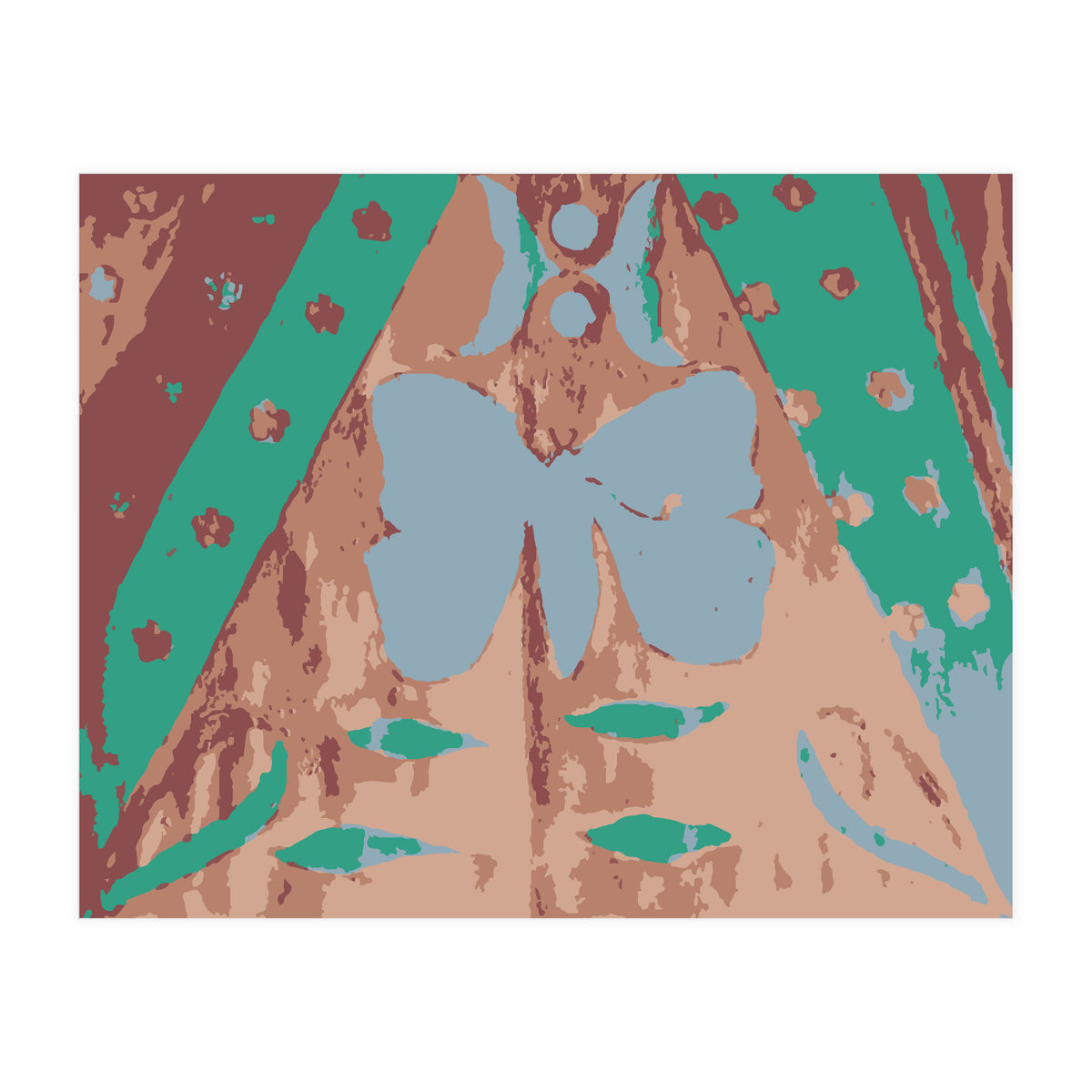 Butterfly Flower Array Art (Print Only)