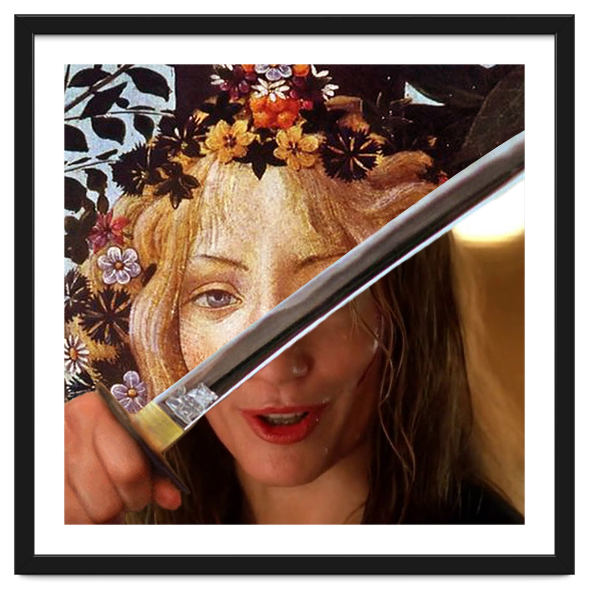 Botticelli's Flora & Black Mamba In Kill Bill