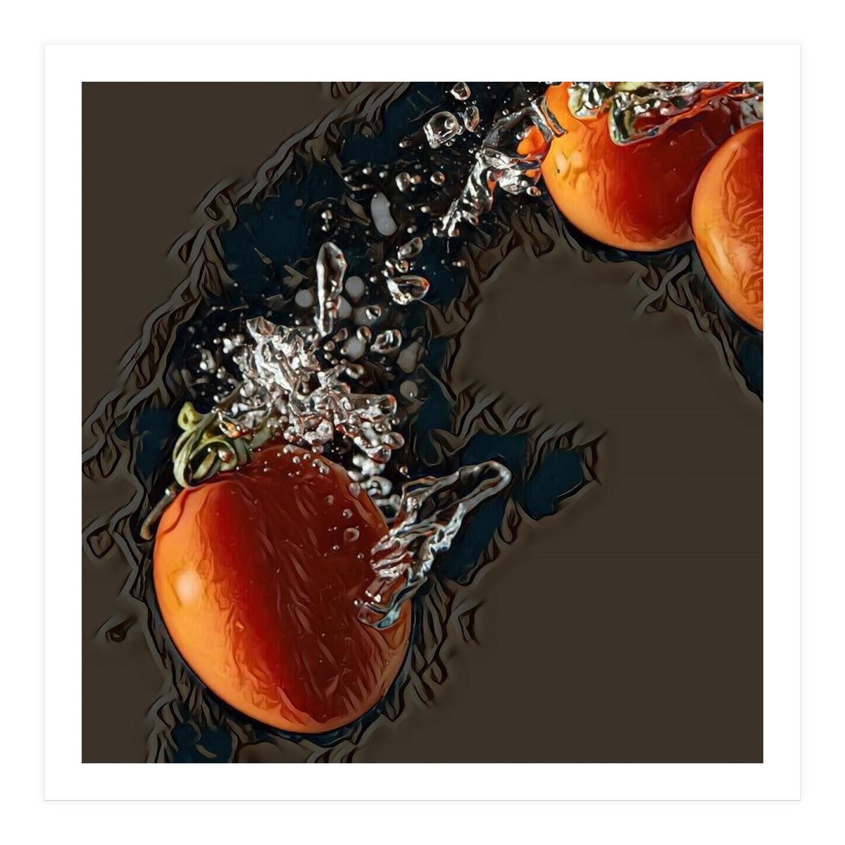 Fresh water tomatoes (Print Only)