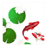 Watercolor Koi Fish Background (Print Only) thumbnail