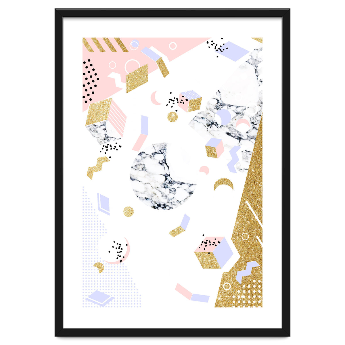 Marble Moon Abstraction