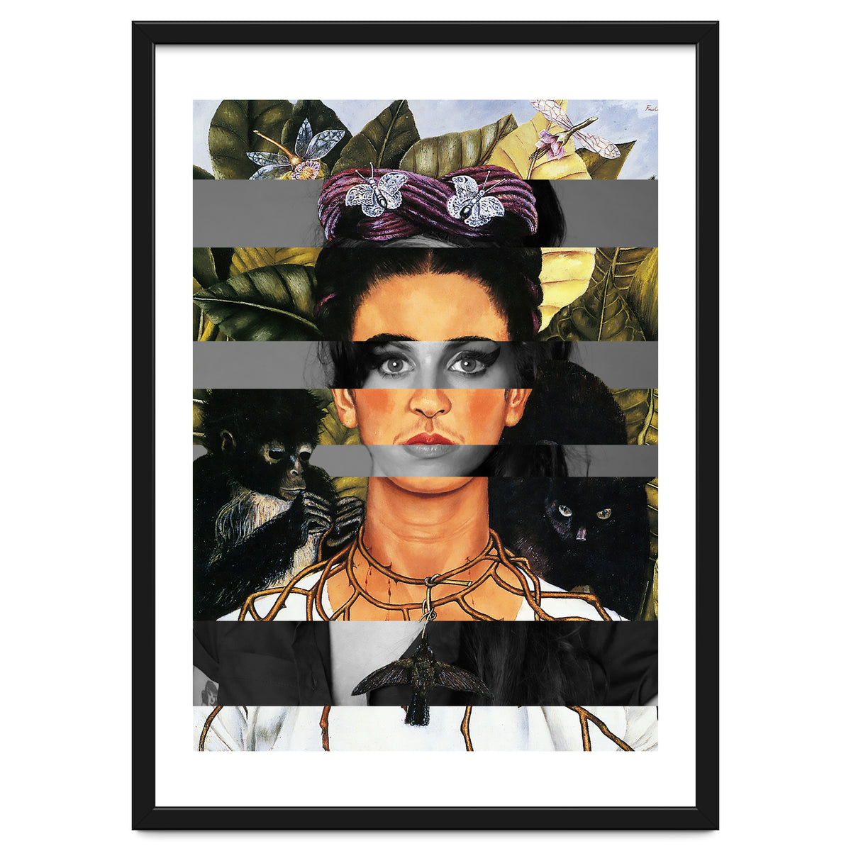 Frida's Self Portrait With Thorn Necklace & Amy Winehouse