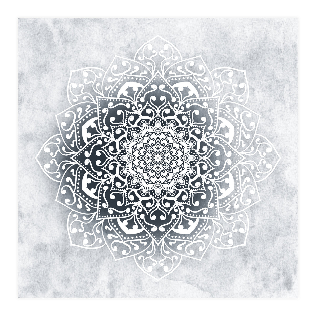 Winter Vibes Mandala (Print Only)