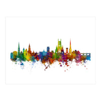 Worcester England Skyline (Print Only)