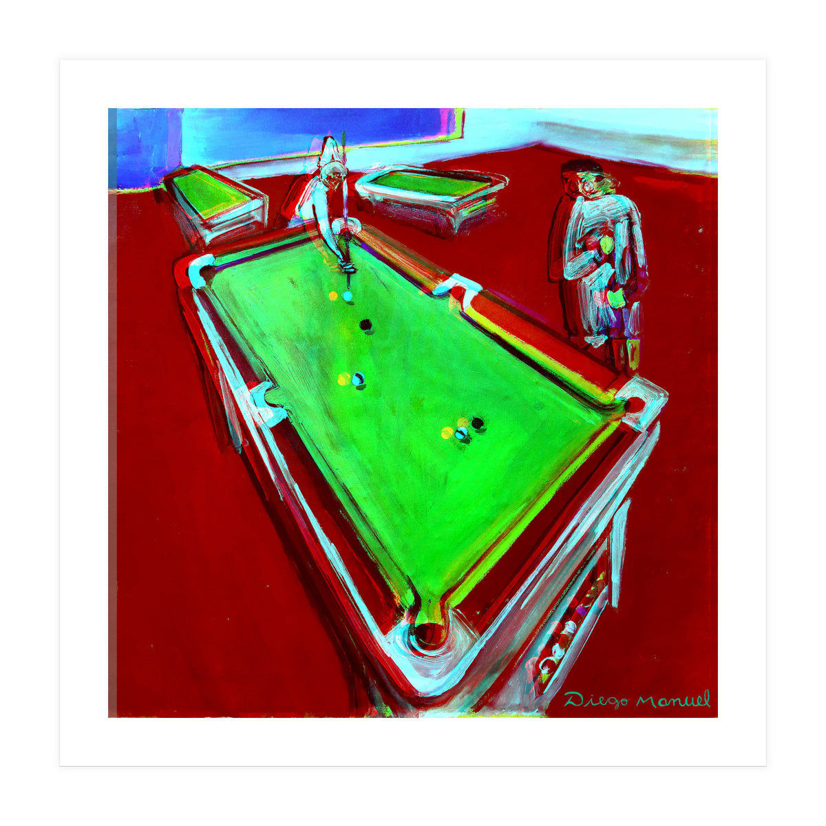 Noche De Pool 2 6 (Print Only)
