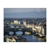 Florence and the Ponte Vecchio bridge (Print Only) thumbnail