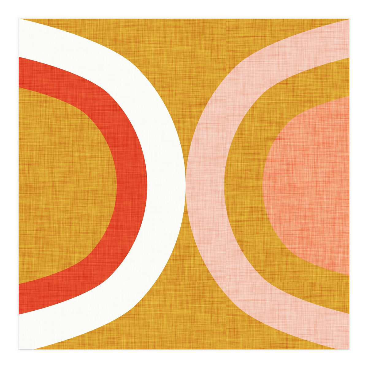 New Mid Mod Mustard  (Print Only)