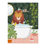Lion in My Bathtub (Print Only) thumbnail