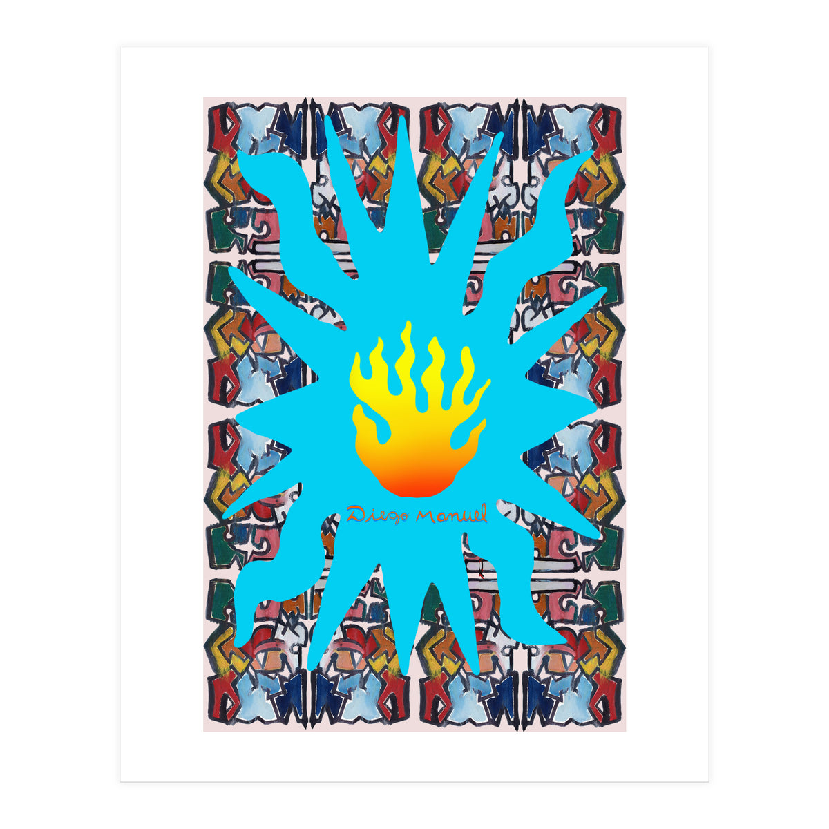 Fuego Y Graffiti 51 (Print Only)