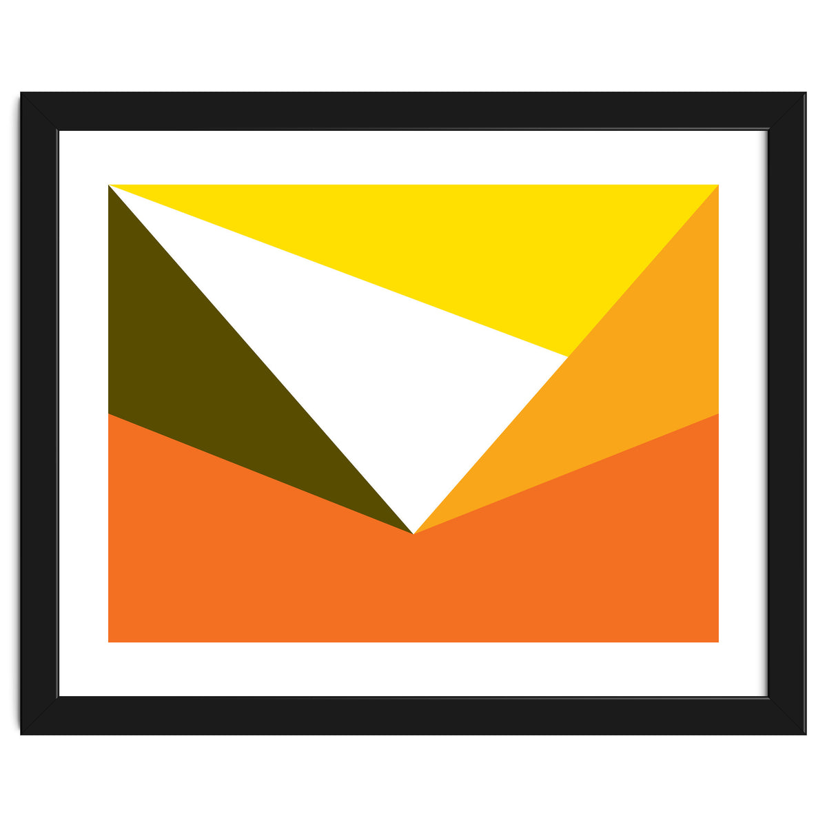Geometric Shapes No. 58 - yellow & orange