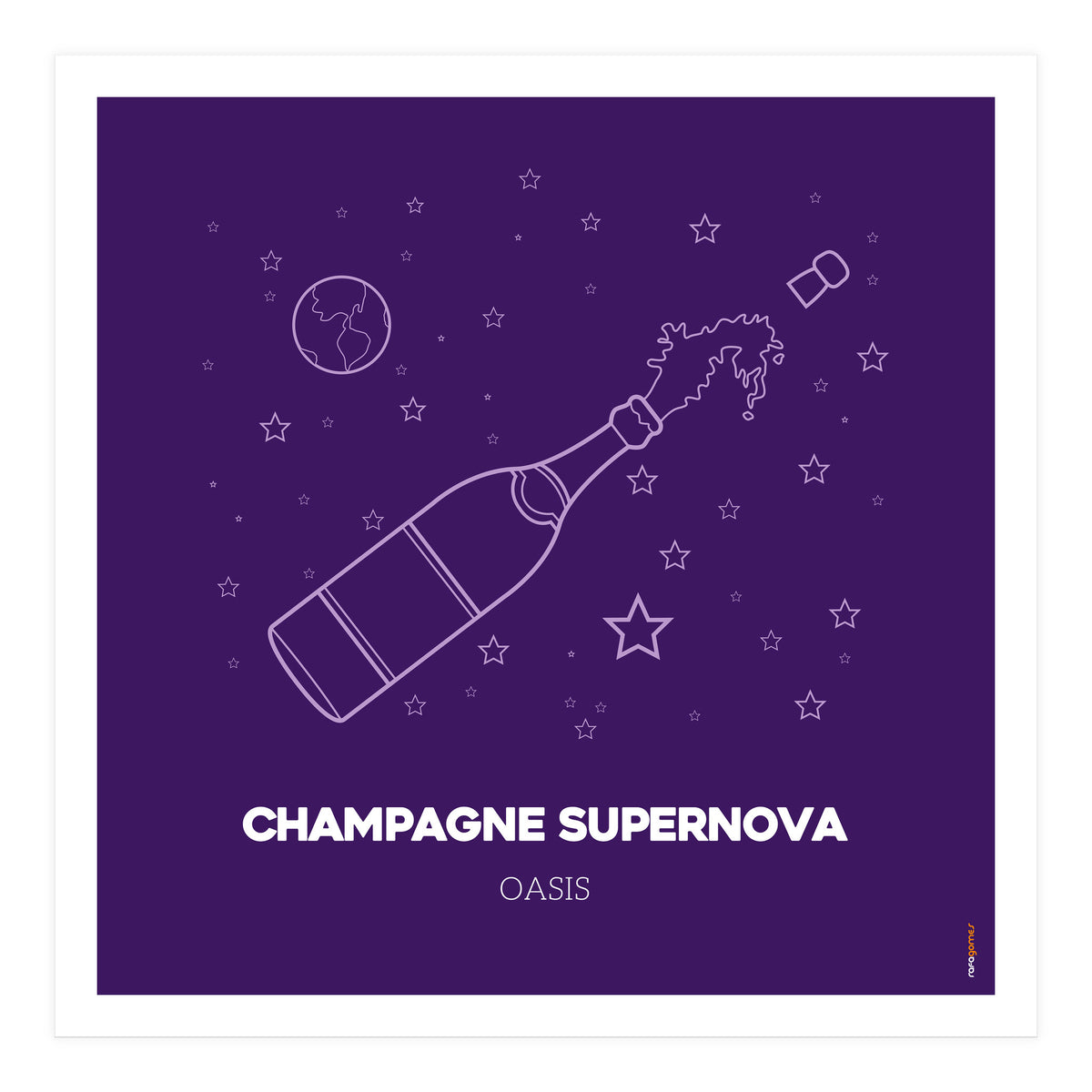 Oasis Champagne Supernova (Print Only)