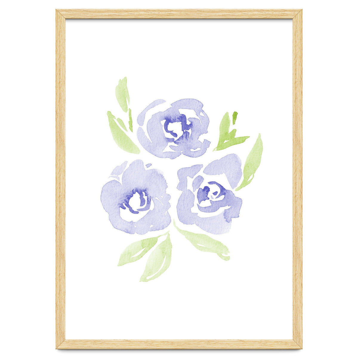 Wild Roses | Periwinkle Blue