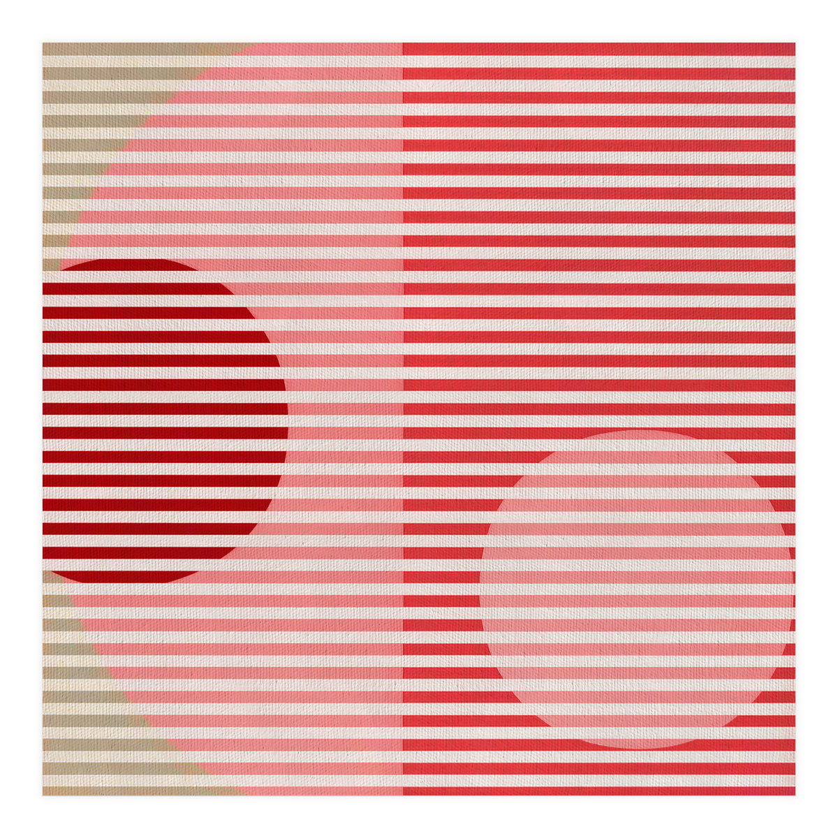 Stripes & Circles 1 (Print Only)