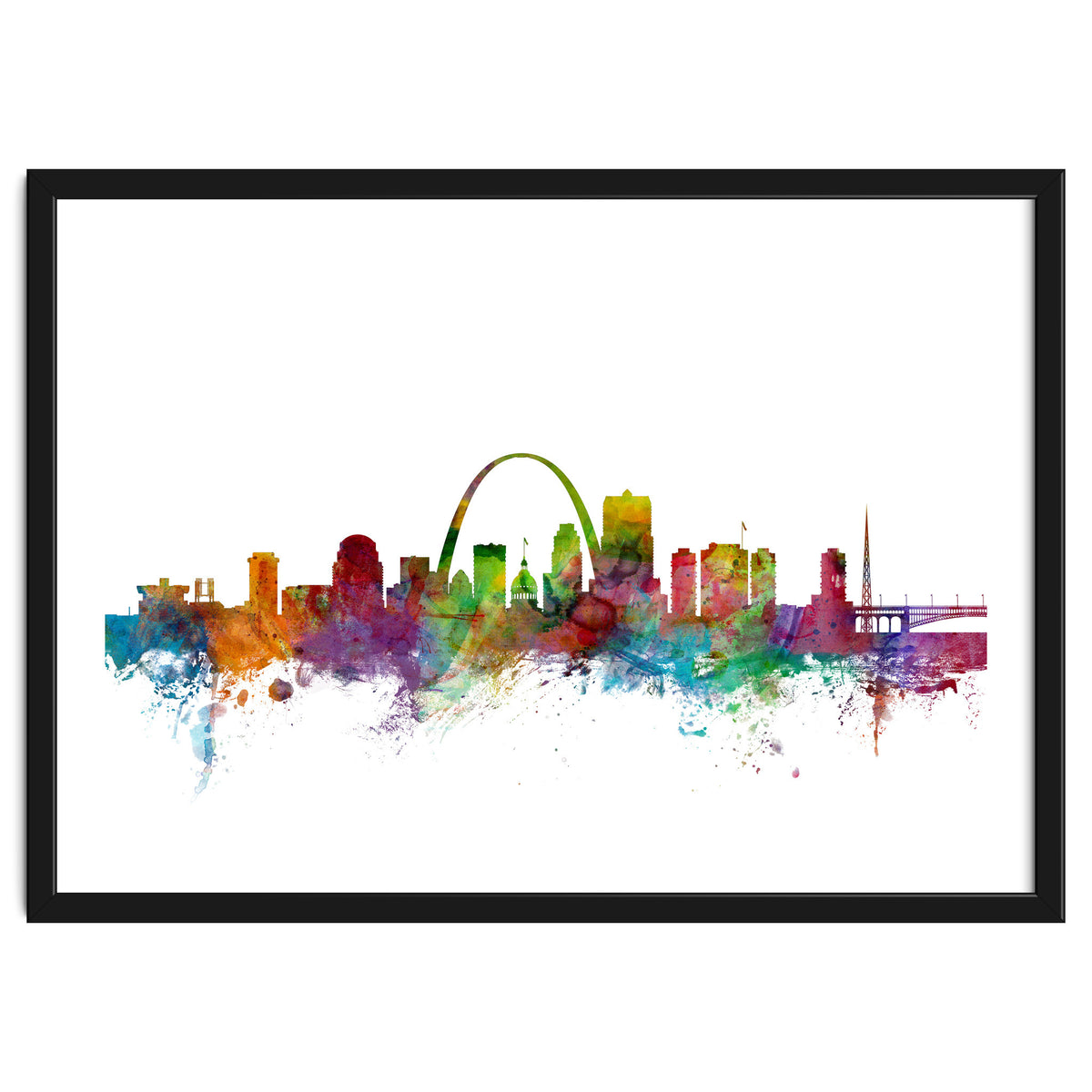 St Louis Missouri Skyline