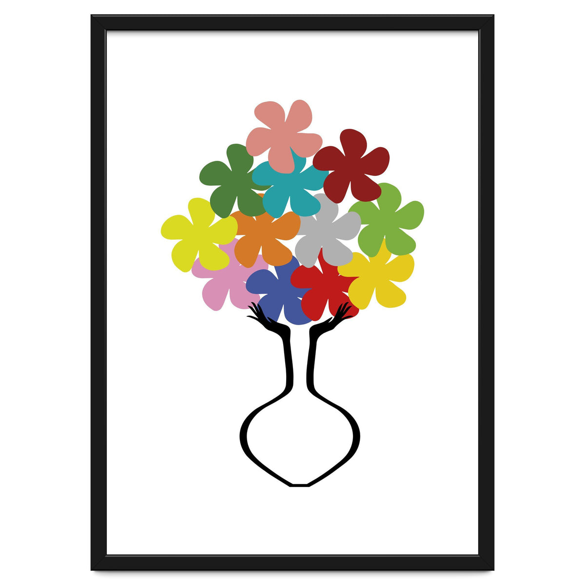 HOLDING SOME FLOWERS