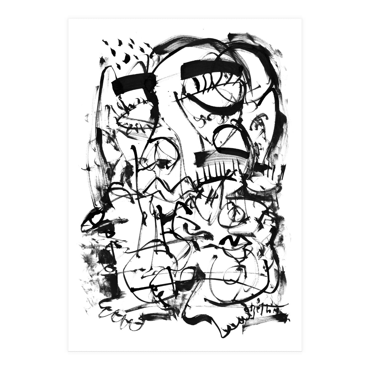 Hard Times - b&w (Print Only)