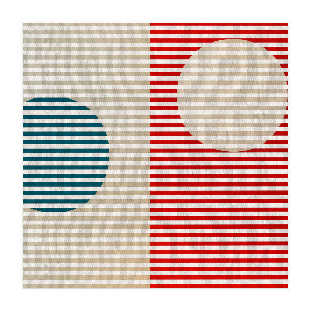 Stripes & Circles 2 (Print Only)