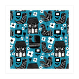 Max Folk Blue  (Print Only) thumbnail