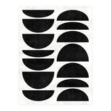Mid-Century Modern Pattern No.9 - Black and White Concrete (Print Only) thumbnail