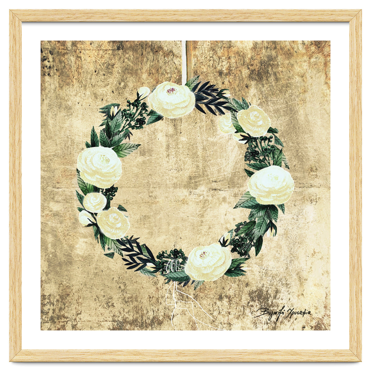 Wreath #White Flowers #Royal collection