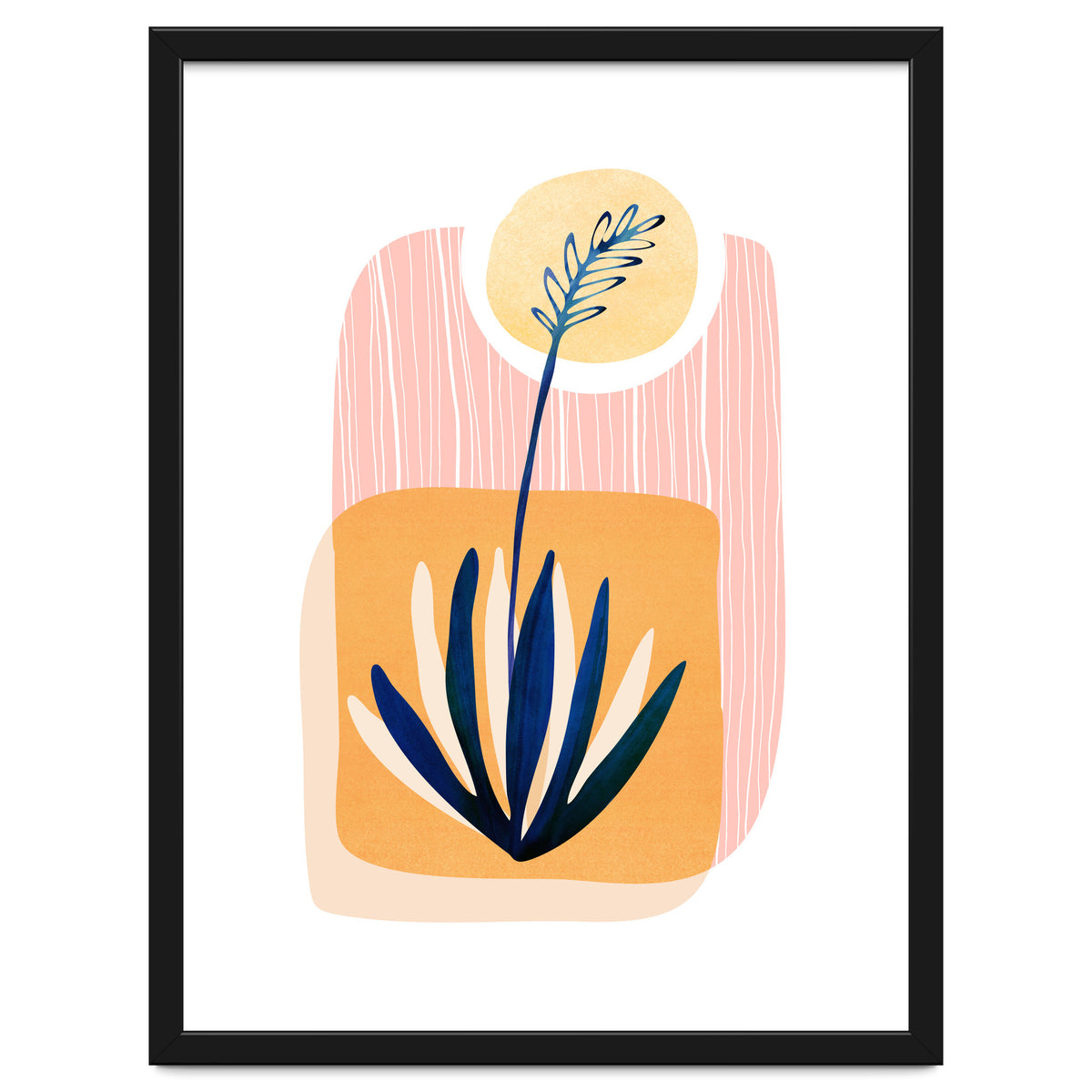 Painted Agave With Sun