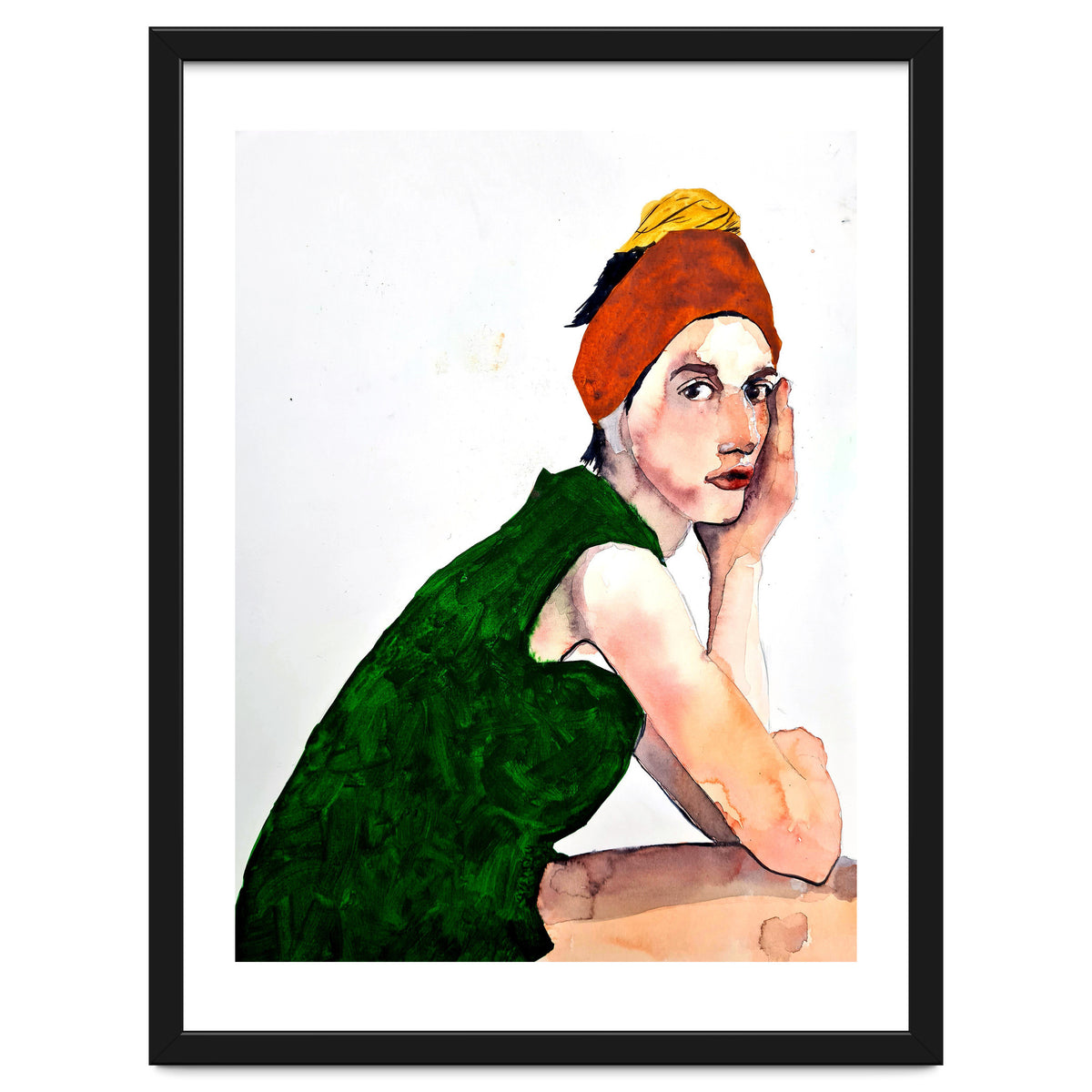 Untitled #86 - Woman in green