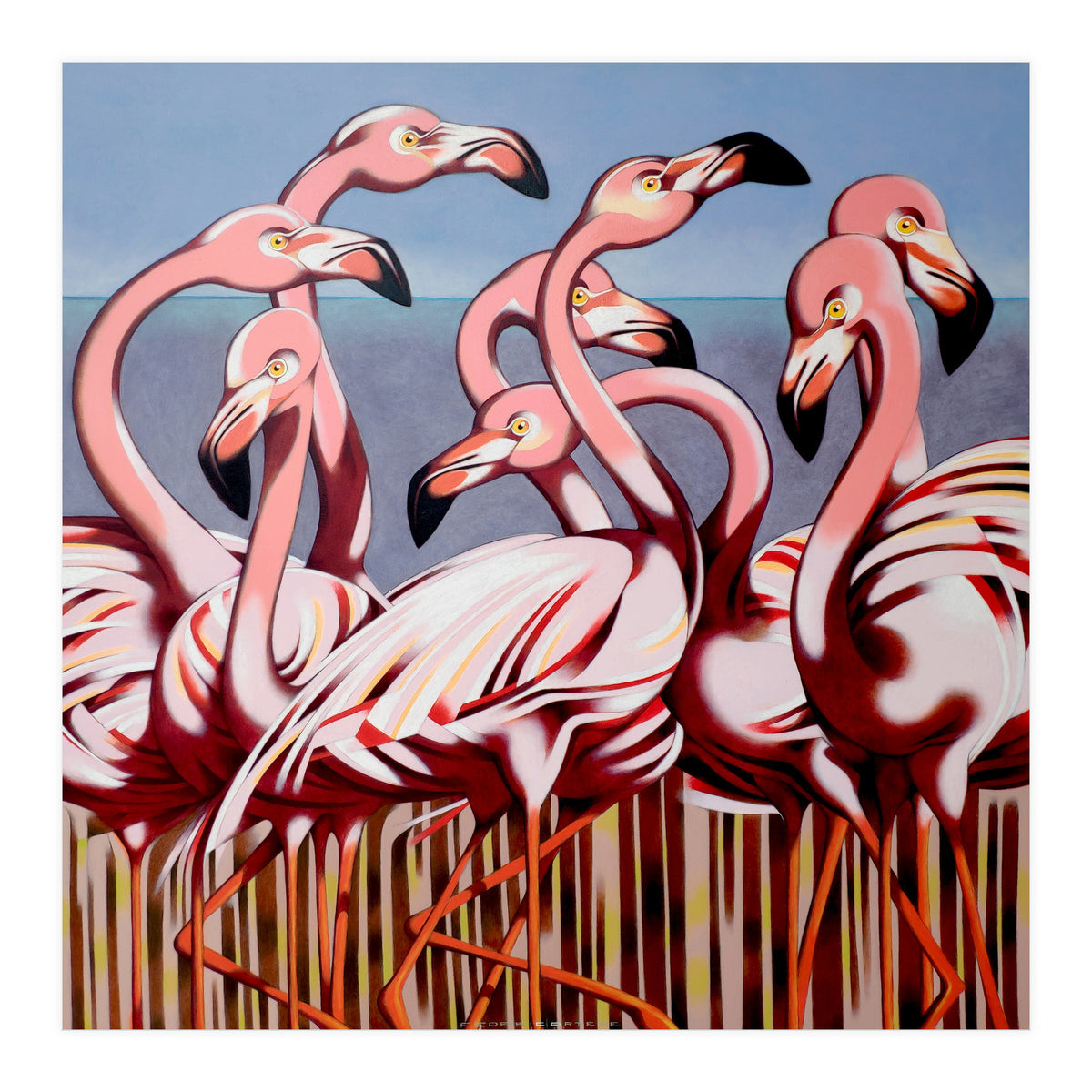 Flamingos (Print Only)