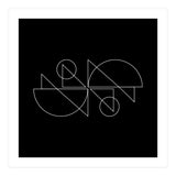 Tandem Cyclists | modern geometric (Print Only) thumbnail